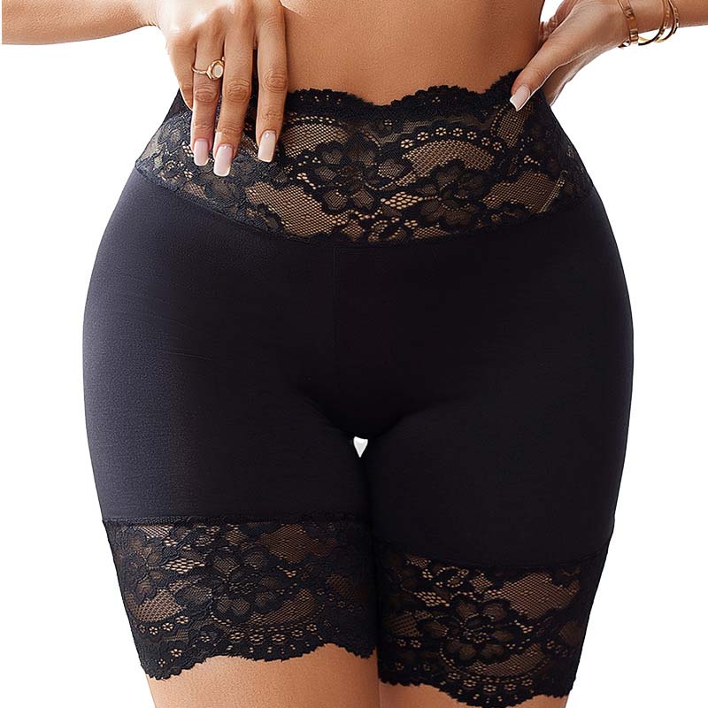 🥳 VENTE CHAUDE 2026 🥳💞 50K+ VENDUS ! 🩲💕 -30 % ! Ensemble short en dentelle & haut côtelé – doux et respirant. À porter ensemble ou séparément. Anti-frottements aux cuisses. 👗✅