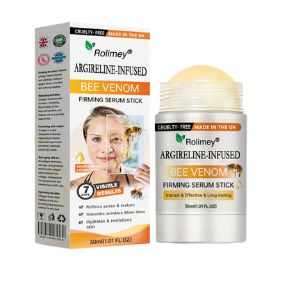 🧑‍⚕️Fabriqué et expédié depuis la France 🇫🇷 Rolimey® Stick Sérum Raffermissant au Venin d’Abeille et à l’Argireline (⏳DERNIER JOUR -70 %)✨