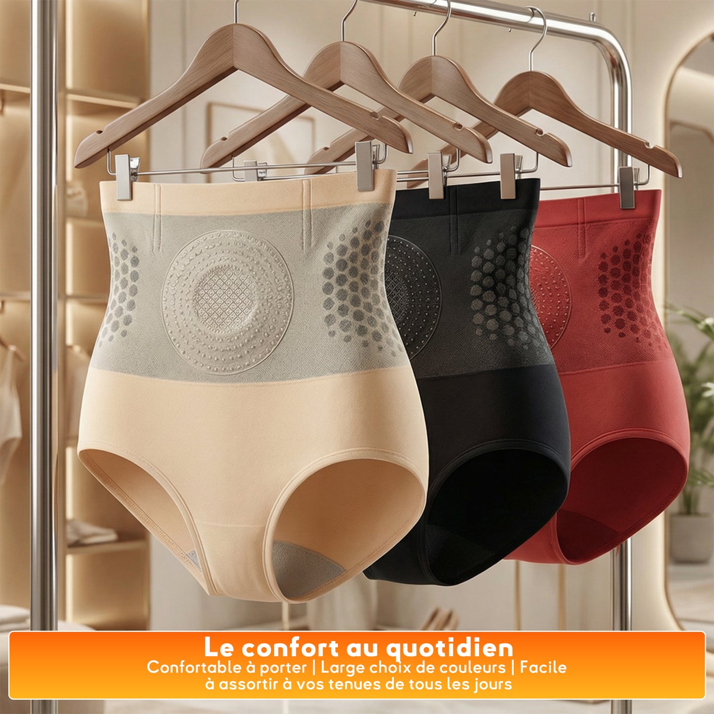🍉  Boutique Officielle De La Marque | 🥬 GFOUK® 2026 Short Gainant Sculptant & Minceur 4-En-1 Aux Micro-Particules De Moringa & Berbérine