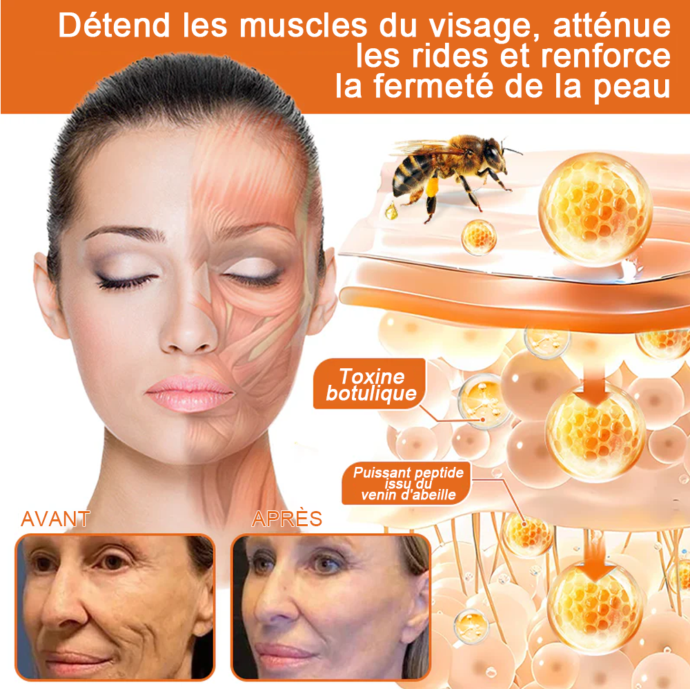 🧑‍⚕️Fabriqué et expédié depuis la France 🇫🇷 Rolimey® Stick Sérum Raffermissant au Venin d’Abeille et à l’Argireline (⏳DERNIER JOUR -70 %)✨