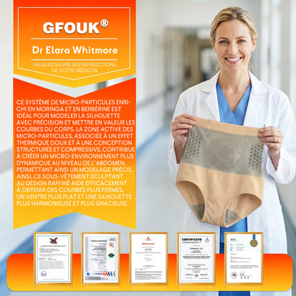 🍉  Boutique Officielle De La Marque | 🥬 GFOUK® 2026 Short Gainant Sculptant & Minceur 4-En-1 Aux Micro-Particules De Moringa & Berbérine