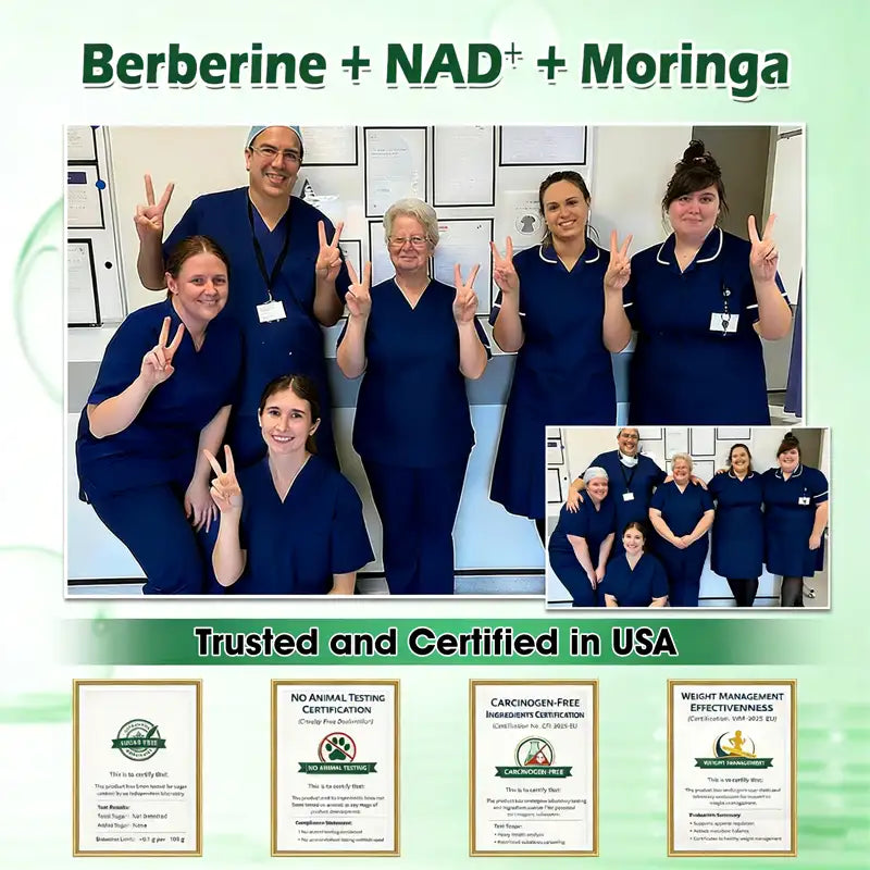 🍇🍇🇫🇷 Boutique Officielle |👨‍⚕️ GFOUK® Moringa · Berbérine × NAD+ Patch avancé de micro-aiguilles nano 10-en-1