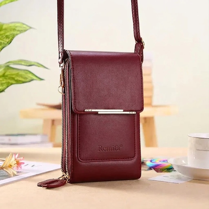 🔥Dernières 3 Heures : -60 % | Remifa® 2026 – Portefeuille Téléphone Bandoulière pour Femme, Élégant, Minimaliste et Tactile