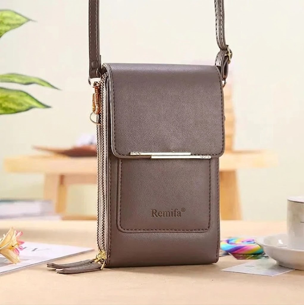 🔥Dernières 3 Heures : -60 % | Remifa® 2026 – Portefeuille Téléphone Bandoulière pour Femme, Élégant, Minimaliste et Tactile