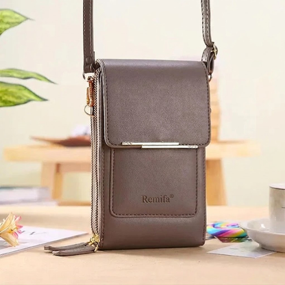 🔥Dernières 3 Heures : -60 % | Remifa® 2026 – Portefeuille Téléphone Bandoulière pour Femme, Élégant, Minimaliste et Tactile