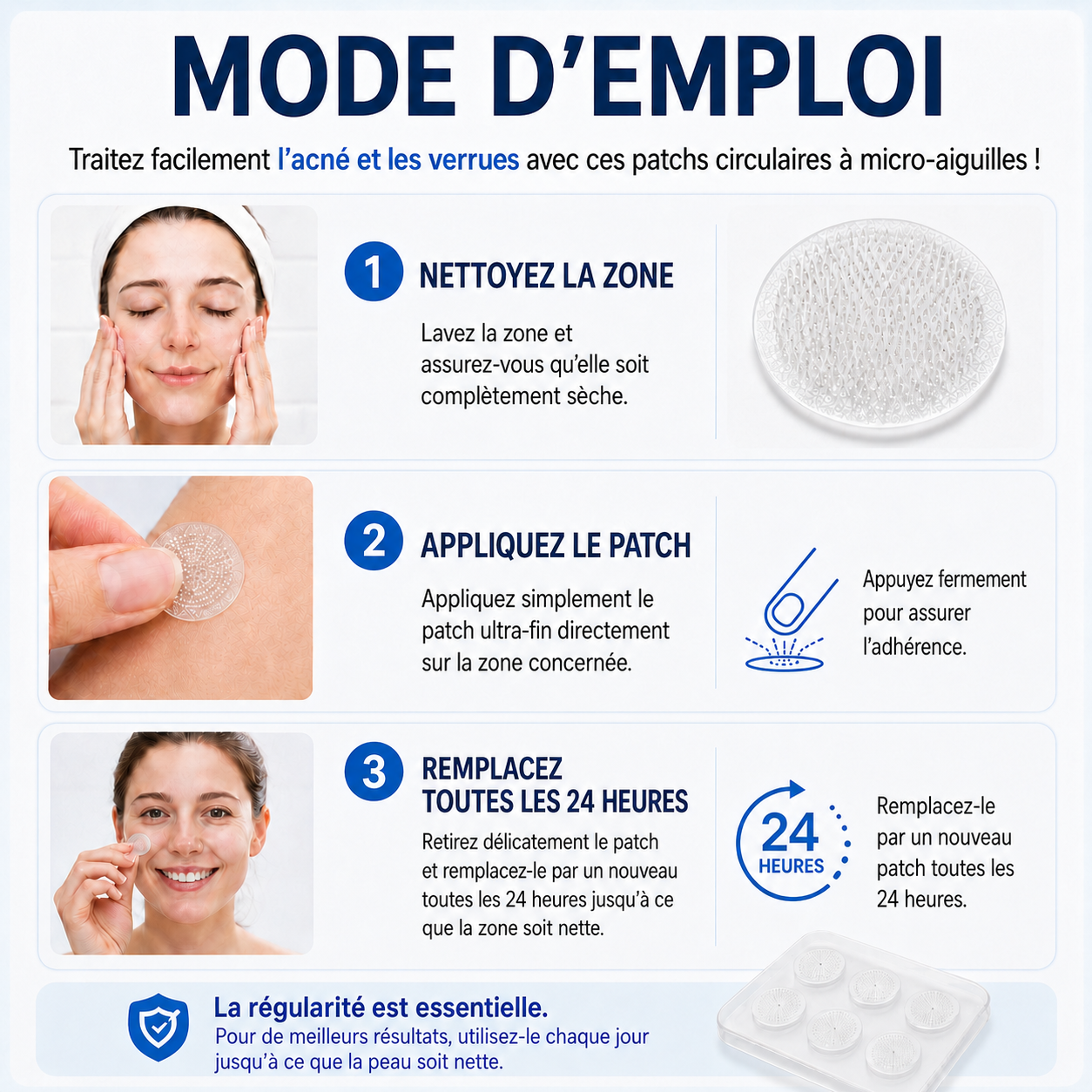 👩‍⚕️💕 𝐵𝑜𝑢𝑡𝑖𝑞𝑢𝑒 𝑂𝑓𝑓𝑖𝑐𝑖𝑒𝑙𝑙𝑒 | GFOUK® 🌿𝑴𝒊𝒄𝒓𝒐𝒏𝒆𝒆𝒅𝒍𝒆𝒔 𝑷𝒆𝒂𝒖 𝑷𝒂𝒓𝒇𝒂𝒊𝒕𝒆 É𝒍𝒊𝒎𝒊𝒏𝒂𝒕𝒊𝒐𝒏 𝑫𝒆𝒔 𝑽𝒆𝒓𝒓𝒖𝒆𝒔 𝑷𝒂𝒕𝒄𝒉 (𝑃𝑜𝑢𝑟 𝑙𝑒𝑠 𝑎𝑐𝑟𝑜𝑐ℎ𝑜𝑟𝑑𝑜𝑛𝑠, 𝑙𝑒𝑠 𝑝𝑒𝑡𝑖𝑡𝑒𝑠 𝑒𝑥𝑐𝑟𝑜𝑖𝑠𝑠𝑎𝑛𝑐𝑒𝑠 𝑐𝑢𝑡𝑎𝑛é𝑒𝑠, 𝑙𝑒𝑠 𝑣𝑒𝑟𝑟𝑢𝑒𝑠, 𝑙𝑒𝑠 𝑔𝑟𝑎𝑖𝑛𝑠 𝑑𝑒 𝑏𝑒𝑎𝑢𝑡é, 𝑙𝑒𝑠 𝑡𝑎𝑐ℎ𝑒𝑠 𝑑𝑒 𝑣𝑖𝑒𝑖𝑙𝑙𝑒𝑠𝑠𝑒 𝑒𝑡 𝑙𝑒𝑠 𝑝𝑟𝑜𝑏𝑙è𝑚𝑒𝑠 𝑑𝑒 𝑝𝑖𝑔𝑚𝑒𝑛𝑡𝑎𝑡𝑖𝑜𝑛)