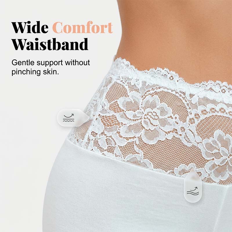 🥳 VENTE CHAUDE 2026 🥳💞 50K+ VENDUS ! 🩲💕 -30 % ! Ensemble short en dentelle & haut côtelé – doux et respirant. À porter ensemble ou séparément. Anti-frottements aux cuisses. 👗✅